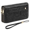 GOIACII Women's Wallet Wristlet Ladies Phone Purse RFID Blocking Card
