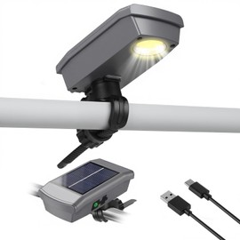 Solar Grill Lights for Outdoor Barbecue, USB-C Rechargeable 360° Rotatable Automatic On/Off LED BBQ Light for Blackstone Griddle & Weber Grills,Waterproof Heat-Resistant Griddle Accessories