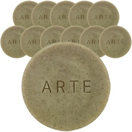 Arte Houttuynia cordata hypoallergenic face wash soap, 100g, 12 pieces / 아르떼 어성초 저자극 세안 비누, 100g, 12개