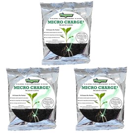 Viagrow Micro Charge Root Enhancer, Great for Seed Starting and Cloning (50g per Pack) 3-Pack, Treats 15 Cubic feet of Soil
