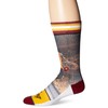 Stance King James Crew Calcetines para hombre, Amarillo, Sock Size:10-13/Shoe