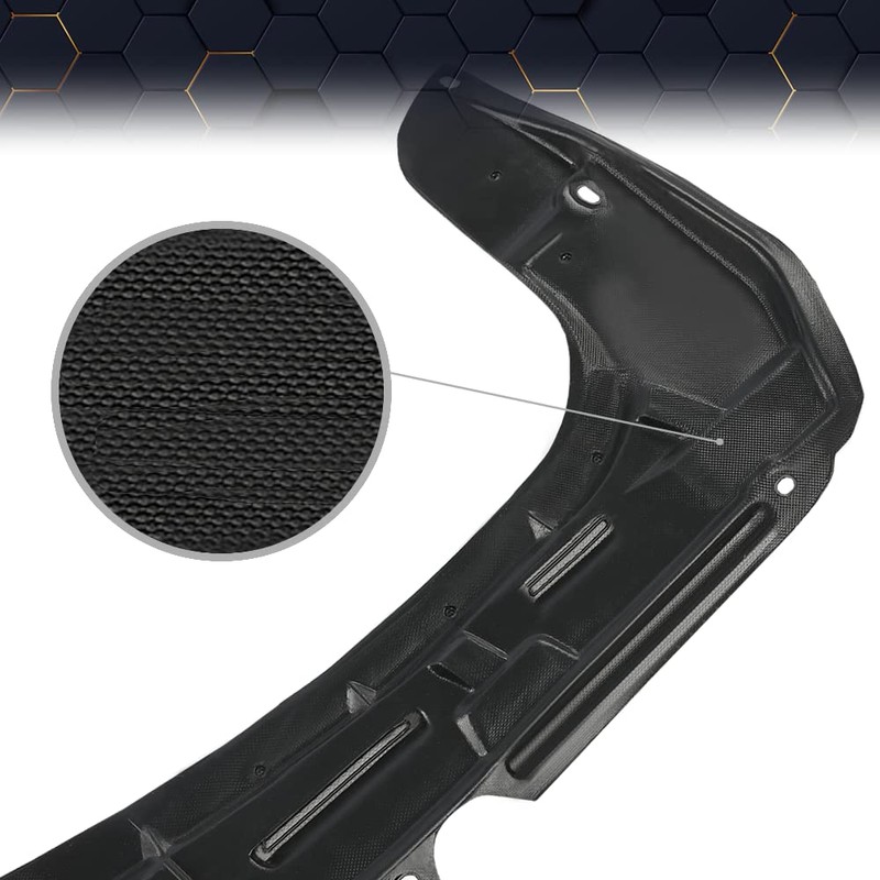 PIT66 Front Engine Splash Shield Compatible with 2007-2012 Nissan Versa
