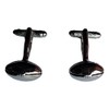 Novelty Rugby Ball Cuff Link & Gift Box In Polished