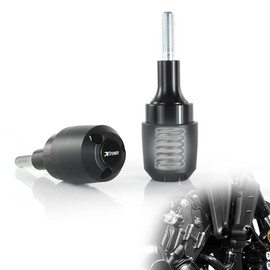 Xitomer Motorcycle Frame Sliders Compatible with GSX S1000 ABS GSX-S 1000 GX GSX-S 950 Katana Frame Sliders Crash Protectors Crash Pad with Spring Inside (Black)