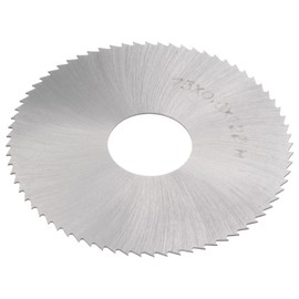 sourcing map Circular Saw Blade, 75mm (3") Dia 0.6mm Thick 72 Tooth, 6542 High Speed Steel (HSS) Milling Cutter with 22mm Arbor for Wood PVC Aluminum Cutting