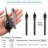 FEDOUR 15W/25W/35W Mini Aquarium Heater Submersible Small Aquarium Heater for