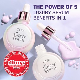 Olay Olay Super Serum 1.0 oz with Niacinamide, Vitamin C, Collagen Peptide, AHA, and Vitamin E