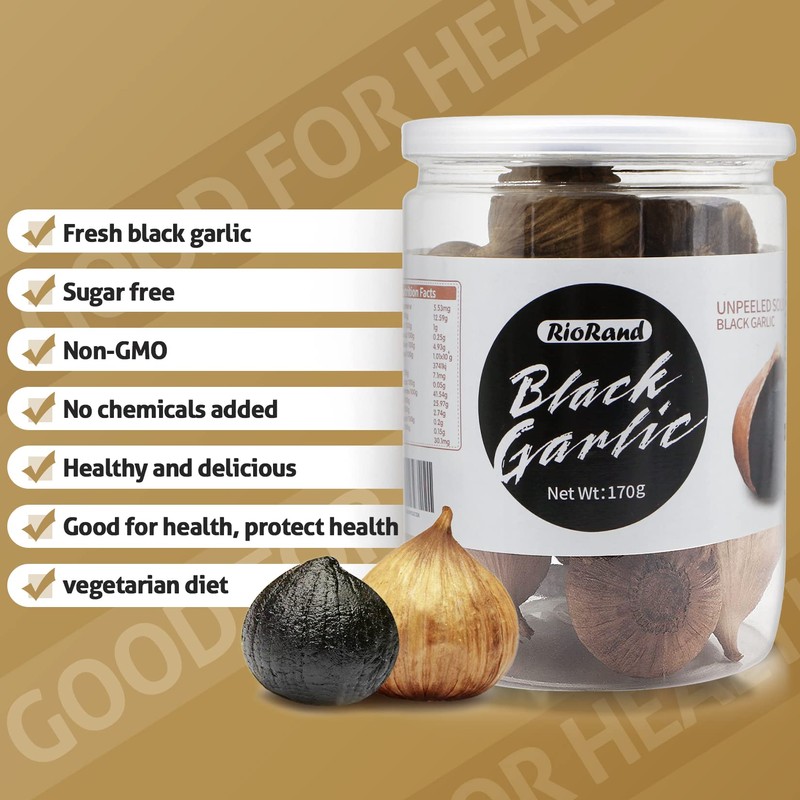 Black Garlic 170g Whole Black Garlic Aged for Full 90