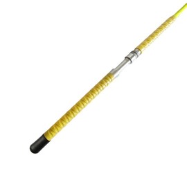 ANCIENT MARINER Catfish Fishing Rods 7’6 Glow in The Dark Ancient Mariner The Challenger Casting Rod, Medium Heavy （Fluo Yellow）