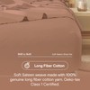 DOZ 100% Long Staple Cotton Duvet Cover Set, Soft Sateen