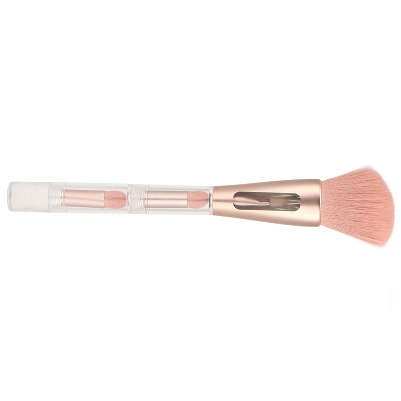 4 in 1 Makeup Brush Simple Elegant Portable Transparent Handle