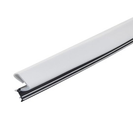 M-D Building Products 43346 81 in. White Premium Rubber Platinum™ Top and Sides Door Seal for Doors with Kerf/Channel