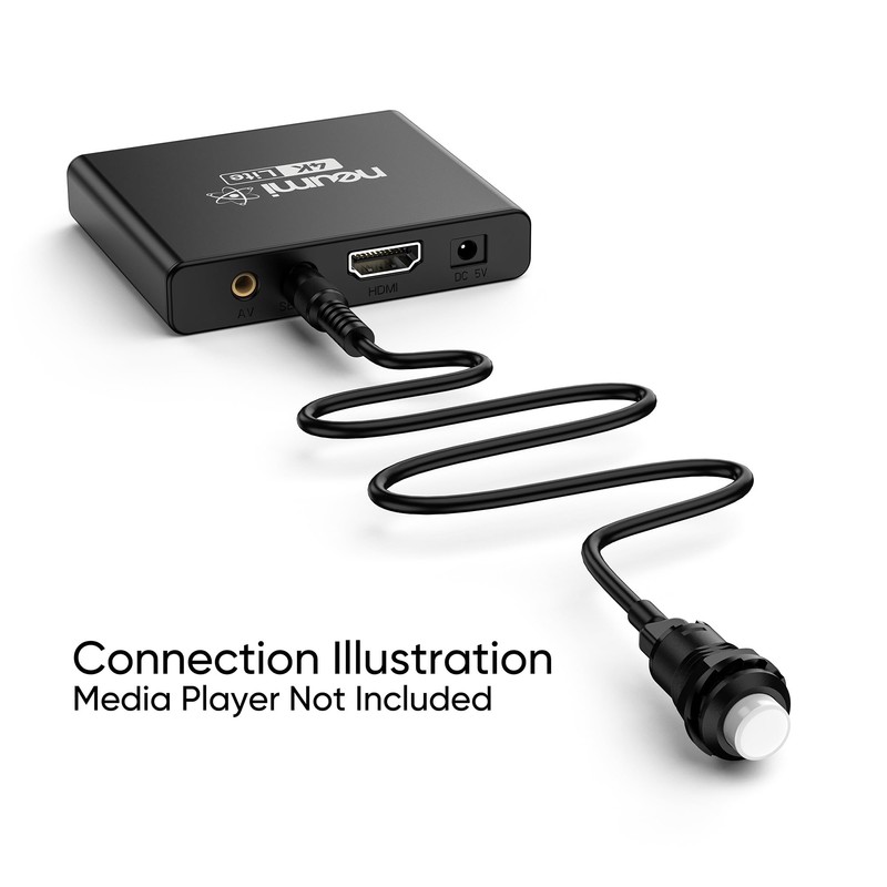 Push Button Trigger for Neumi Atom 4K Lite Digital Media