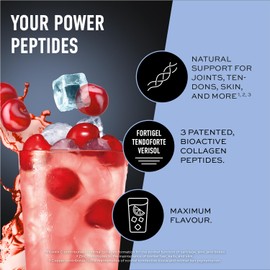 ESN Collagen Peptides, 300 g, Fresh Cherry, Collagen Powder