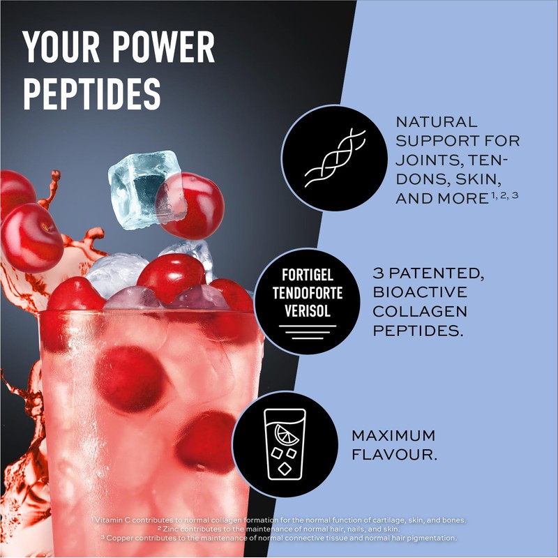 ESN Collagen Peptides, 300 g, Fresh Cherry, Collagen Powder