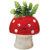 Streamline Imagined Ceramic Small Kawaii Mushroom Planter
