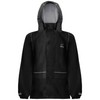 Zorax Black (13-14 Years) Waterproof Rain Suit Boys Girls Light