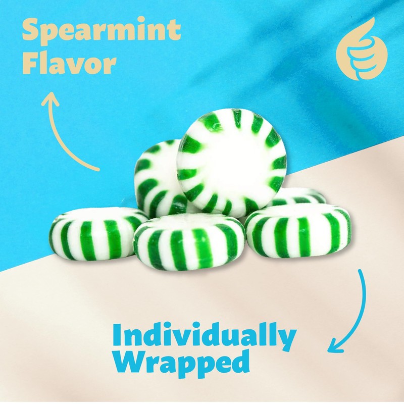 Sugar-Free Starlights Spearmint Hard Candy, 1-Pound Pack