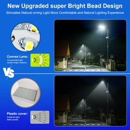 7000W Solar Street Lights Outdoor, Heavy Duty Solar Powered Light Outside, Commercial Parking Lot Lighting Dusk to Dawn, 7000K Motion Sensor Waterproof for Yard,Garage,Swimming Pool, Pathway