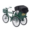 Rickshaw Model Retro Design Decorative Interesting Alloy 3 Wheel Rickshaw