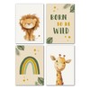 LAVEMA Pictures Children's Room Decoration | Baby Room Poster Safari