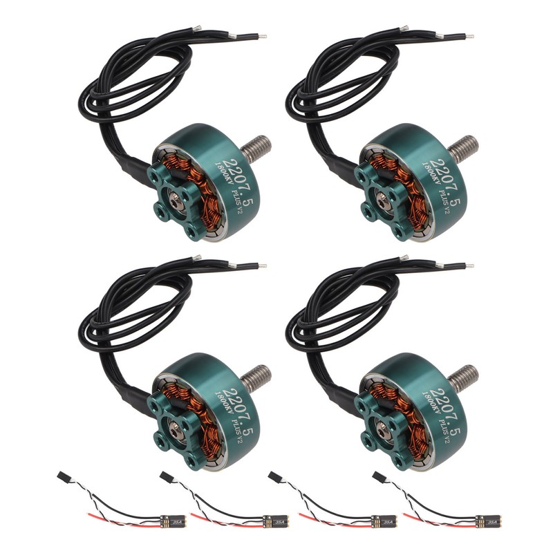 4 Sets Brushless Motor Kit 5mm Shaft Electric Motor with