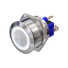 Metzler - Push Button 25mm - LED Ring Lighting White