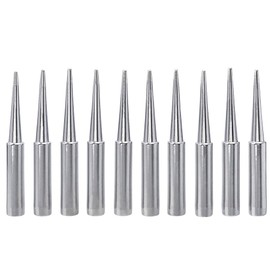 Yakamoz 10PCS 900M-T-LB Soldering Iron Tips, Replacement Soldering Iron Tips Compatible with Hakko Radio Shack, Aoyue, Yihua Soldering Station, Welding Equipment & Accessories