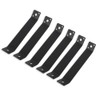 7-1/ in Long Fence Post Mounting Corner Connector Brackets, Carbon