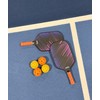 Set of 2 Pickleball Paddles with 4 Balls and Carrying
