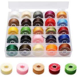 25 Spools Waxed Cotton Cord Wax Ribbon 0.5mm, Jewelry Ribbon Colored Jewelry Cord Waxed Cotton Thread Waxed Wax Ribbon Waxed Cord for Jewelry, Bracelets