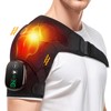 Cordless Heated Shoulder Brace with Vibration Massage – 3-Level Electric