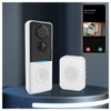 Smart Wireless Doorbell Camera - Sleek Design 720P HD Door