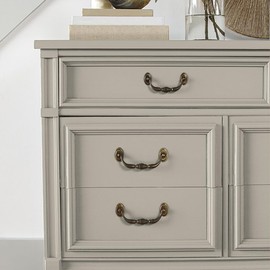 Magnolia Home by Joanna Gaines Chalk Style Interior Paint for Furniture and Cabinets, Ultra-Matte, PLASTER - 1 Quart