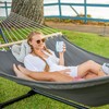SUNCREAT 2 Person Hammock with Stand, Heavy Duty Portable Hammocks,