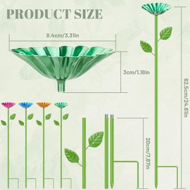 Bee Watering Station for Garden, Bee Feeders for Outside – Metal Flower-Shaped Bee and Butterfly Waterer – Outdoor Pollinator Water Feeder, Bees Baths Garden Yard Decor