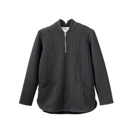 Women’s Easy Dressing Open Back Adaptive Half Zip Tracksuit Top - Black SMA