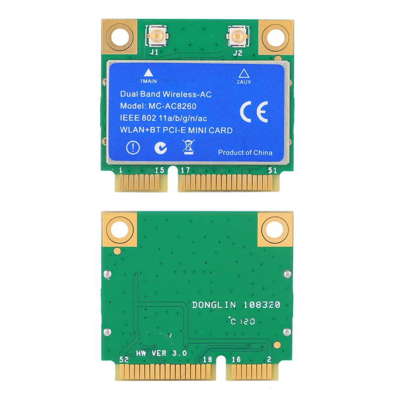 MINI PCIE Card 1200M Dual Band 2.4GHz/5GHz Wireless Network Card