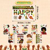 Dorgua 9 Sheets Kwanzaa Window Clings, Kwanzaa Window Stickers, Kwanzaa
