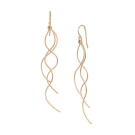 Vanbelle Sterling Silver Jewelry - Rose Gold Plated with 925 Stamp - Waterfall Drop Earring - Elegant Beautifully Handcrafted - for Women