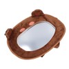 Baby Car Mirror Cute Cartoon Super Soft Fabric Acrylic Car