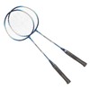 REGAIL 2Pcs Iron Alloy Badminton Racket 2 Player Badminton Racket
