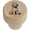 19mm 'Australian Labradoodle' Wooden Bottle Stopper/Cork (BS00028175)