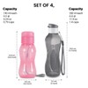 MILTON 4 pack 6 and 12 oz Kids Water Bottle
