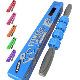 The Stick Massage Roller Muscle Roller Stick for Muscles | Rolling Massager Stick | Massage Stick Roller for Legs - Advanced Blue