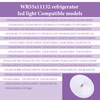 WR55X11132 WR55X25754 Refrigerator Led Light and Cover Assembly For GE