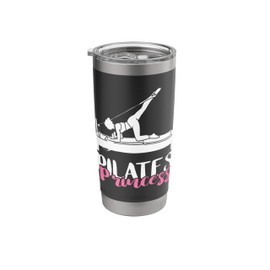 Pilates Princess Fitness Instructor Workout Exercise Pilates Stainless Steel Insulated Tumbler