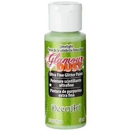 DecoArt Glamour Dust Glitter Paint, Tiger Limelight