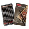 Derwent Charcoal Pencils Coloured Set of 12