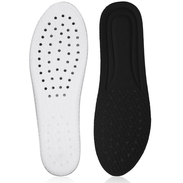WLLHYF Memory Foam Insoles Cropable Comfort Insoles Cushioned Shock Absorption